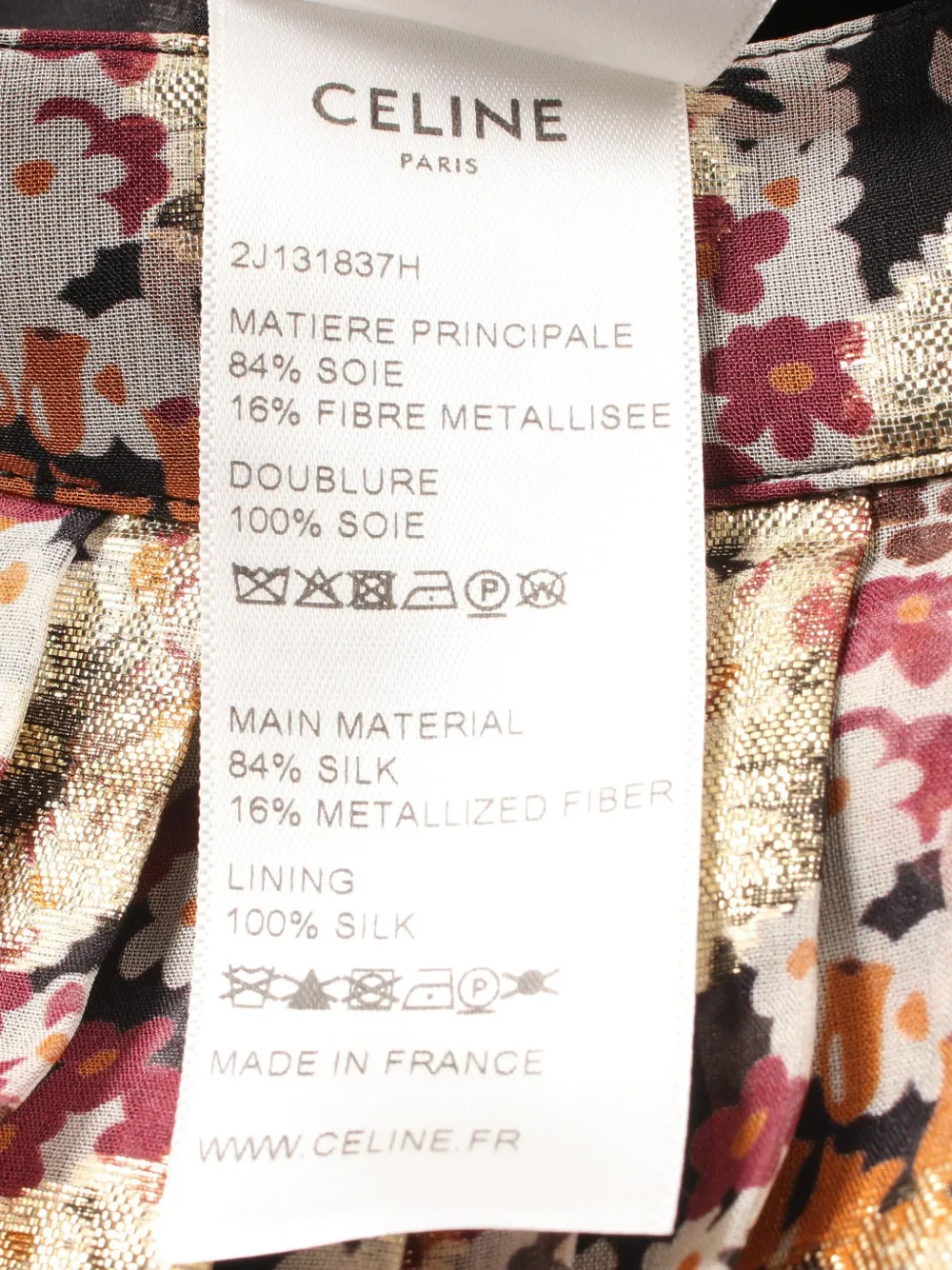Céline Pre-Owned 2010s floral embroidery midi skirt | Image 6