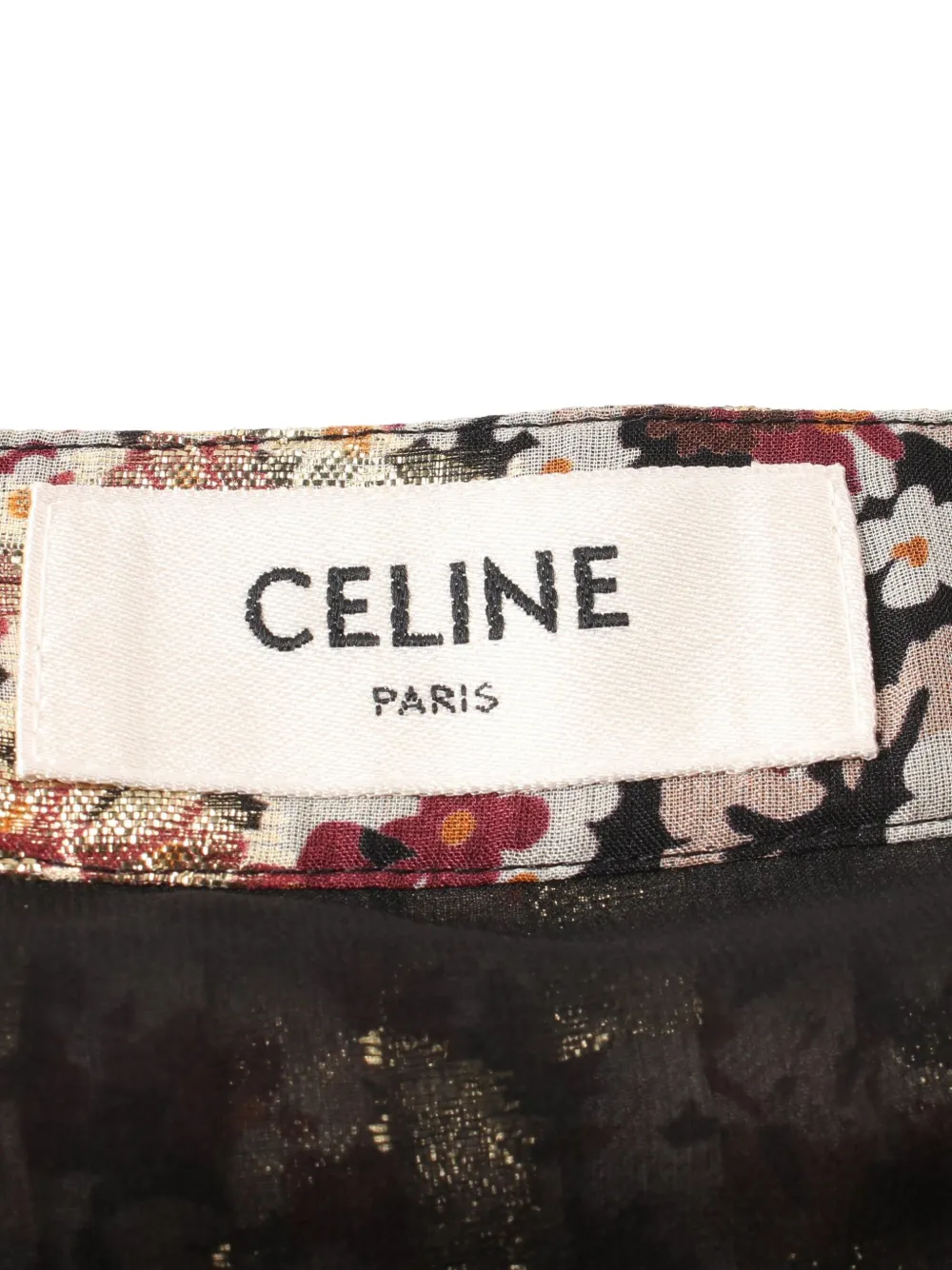 Céline Pre-Owned 2010s floral embroidery midi skirt | Image 5