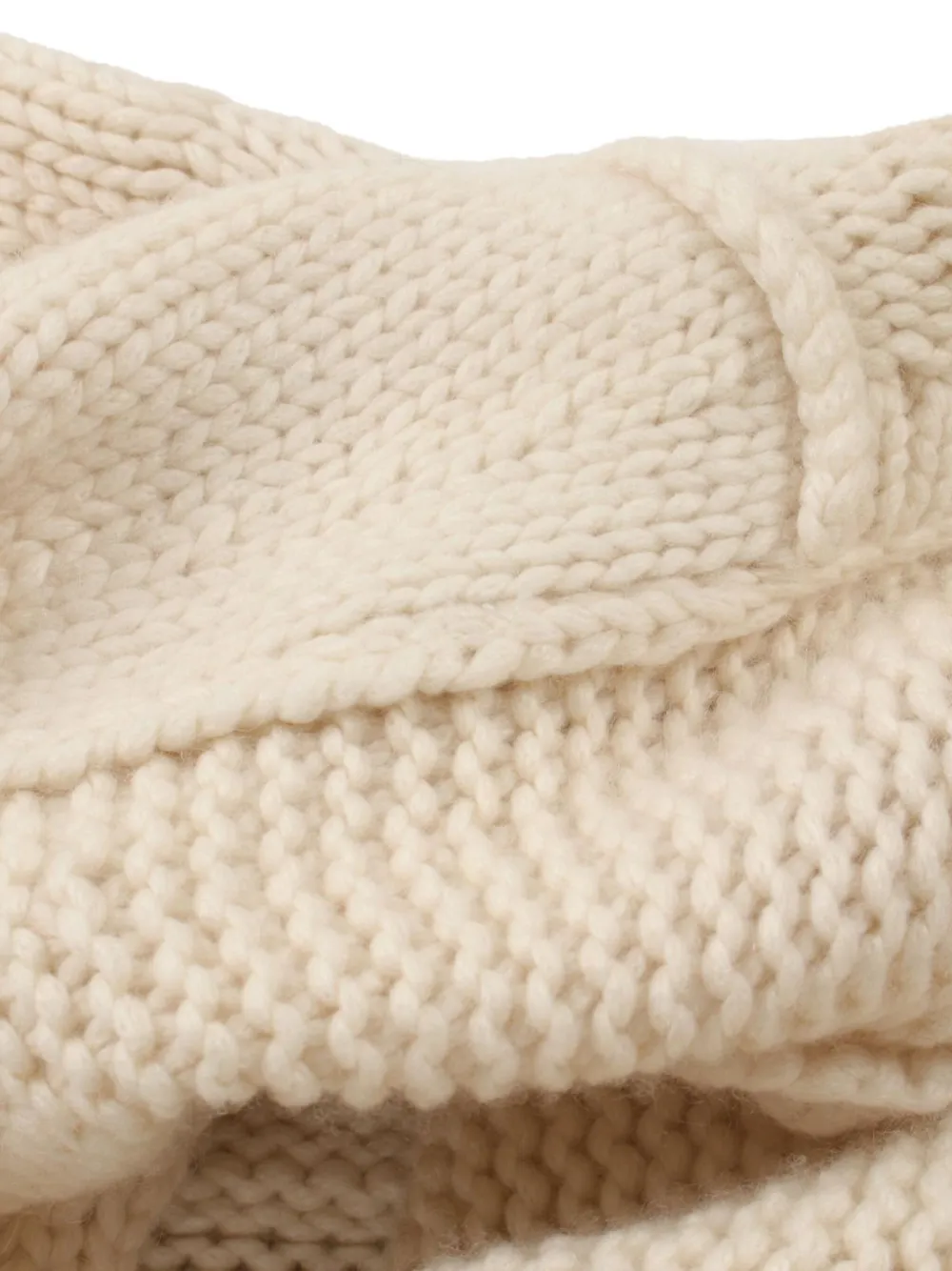 Pre-owned Chanel 1986-1988 Knitted Cardigan In Neutrals