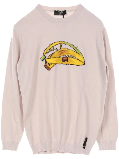 Fendi Pre-Owned 2010 Banana-print jumper