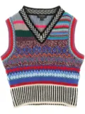 Burberry Pre-Owned 2000s colour-block vest - Red