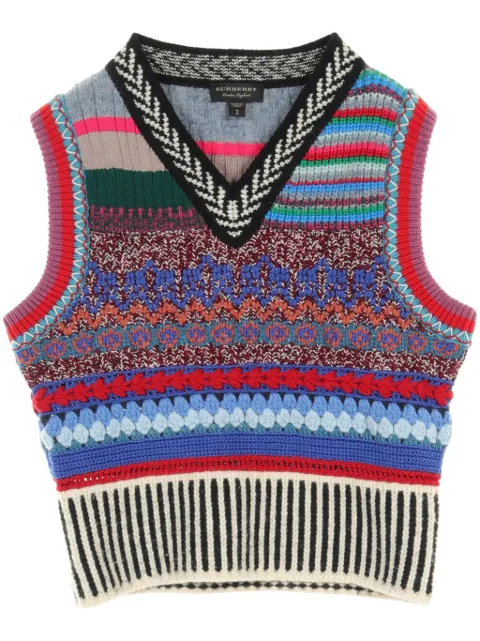Burberry Pre-Owned 2000s colour-block vest
