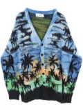 Céline Pre-Owned 2000s Sunset Tropical cardigan - Blue