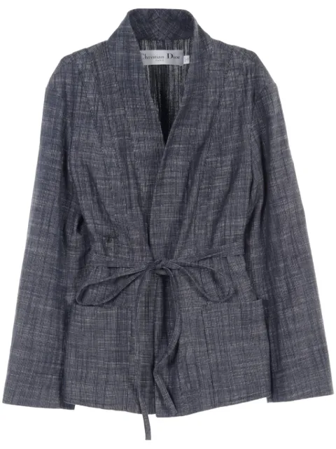 Christian Dior Pre-Owned 2010s linen jacket