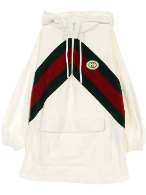 Gucci Pre-Owned vestido de chenilla con detalle Web 2000