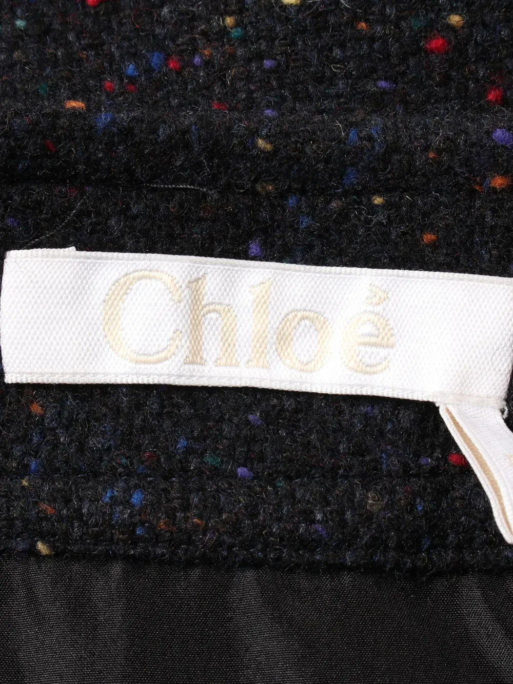 Pre-owned Chloé 2010s Button-down Skirt In Black