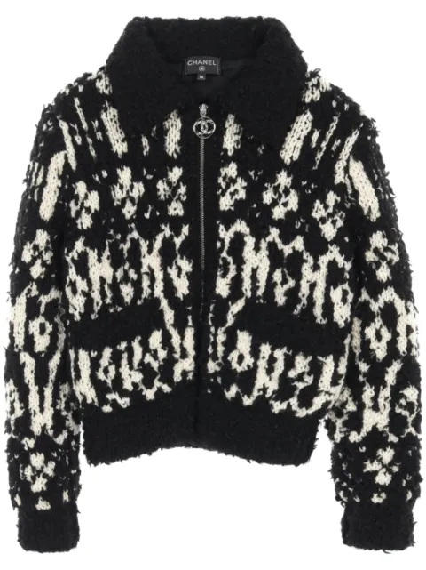 CHANEL Pre-Owned جاكيت منسوج 1986-1988