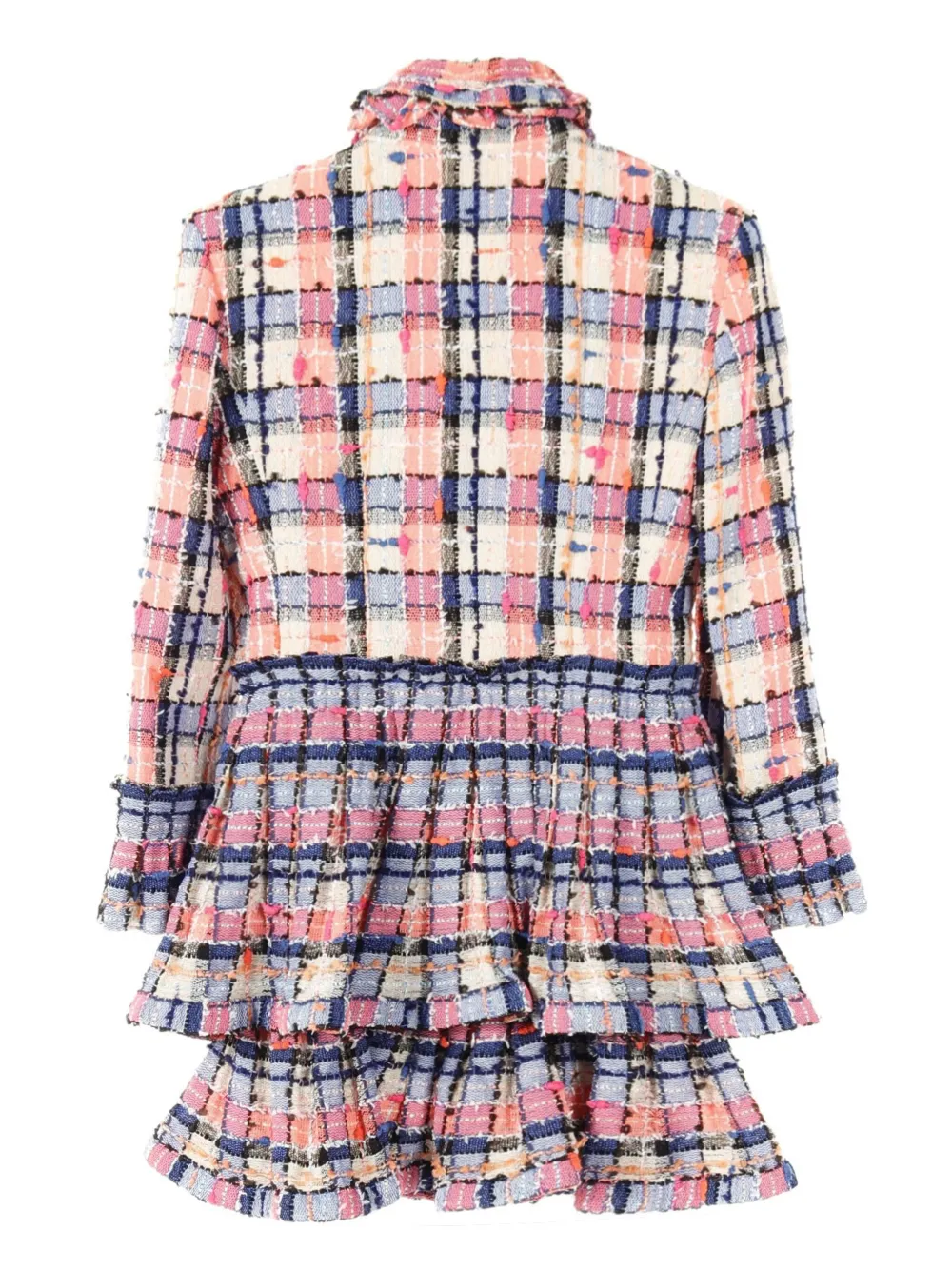 Pre-owned Chanel 1986-1988 Tweed Skirt Suit In Pink