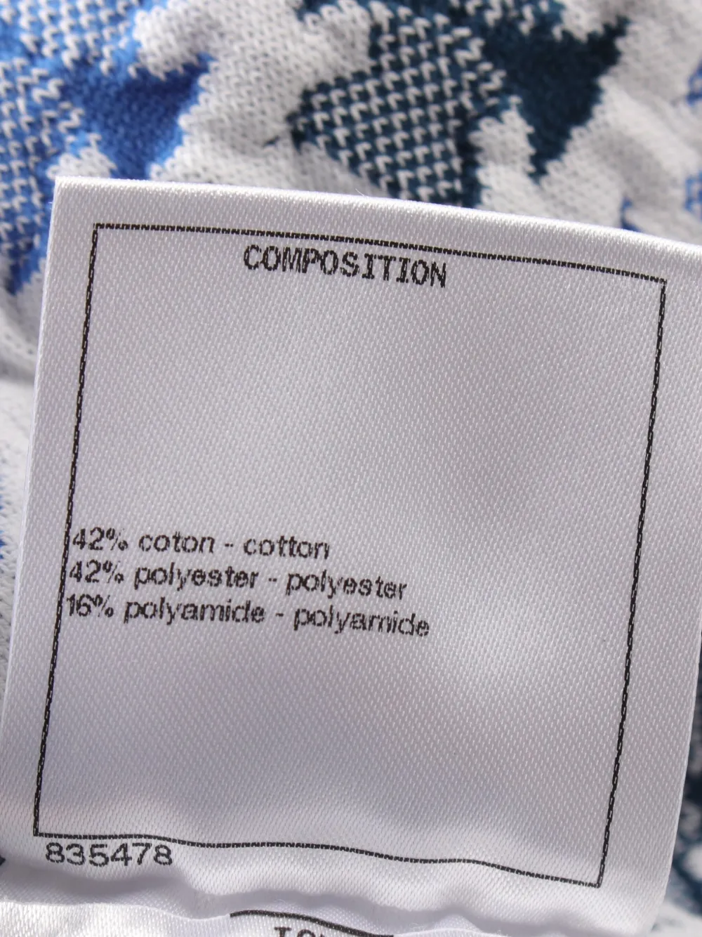 Pre-owned Chanel 1896-1988s Coco Mark Skirt In Blue