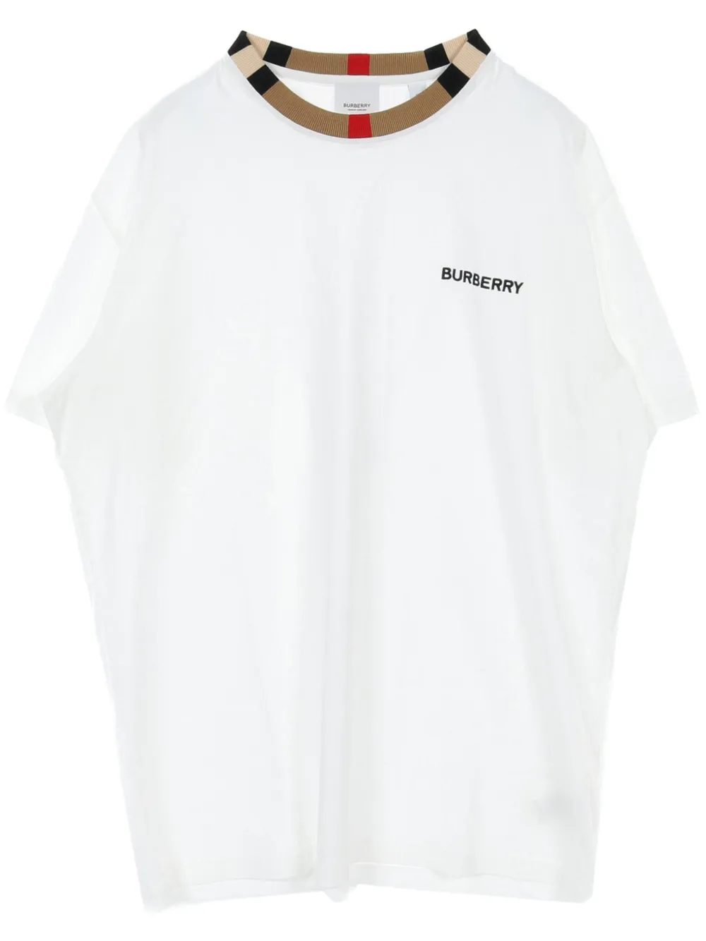 Burberry Pre-Owned 2010s embroidered cotton T-shirt – White