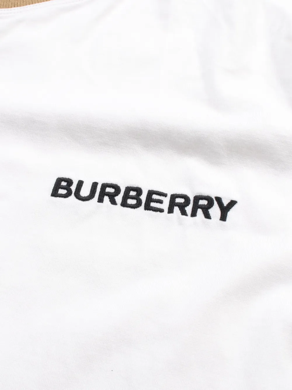 Burberry Pre-Owned 2010s embroidered cotton T-shirt - Wit