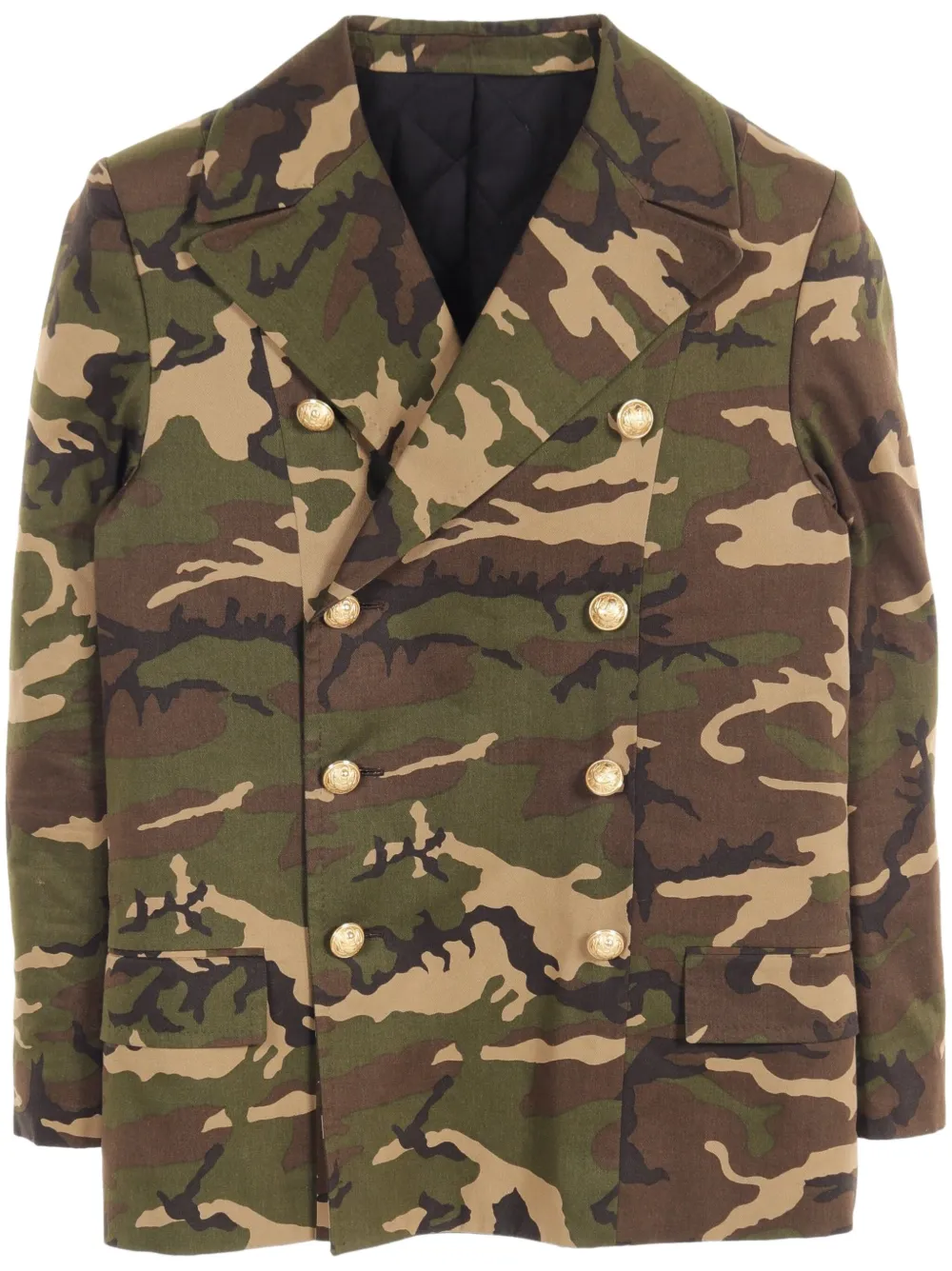 Balmain Pre-Owned 2010s camouflage-pattern cotton jacket – Green Balmain Pre-Owned 2010s camouflage-pattern cotton jacket – Green