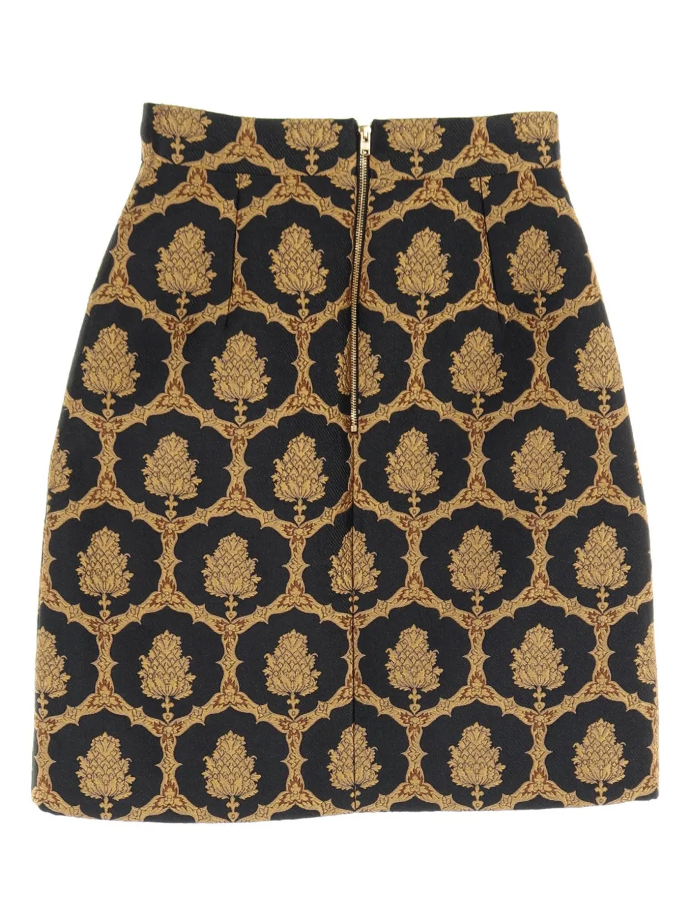guccipre-owned Gucci Pre-Owned 2010s rok met all-over patroon - Zwart