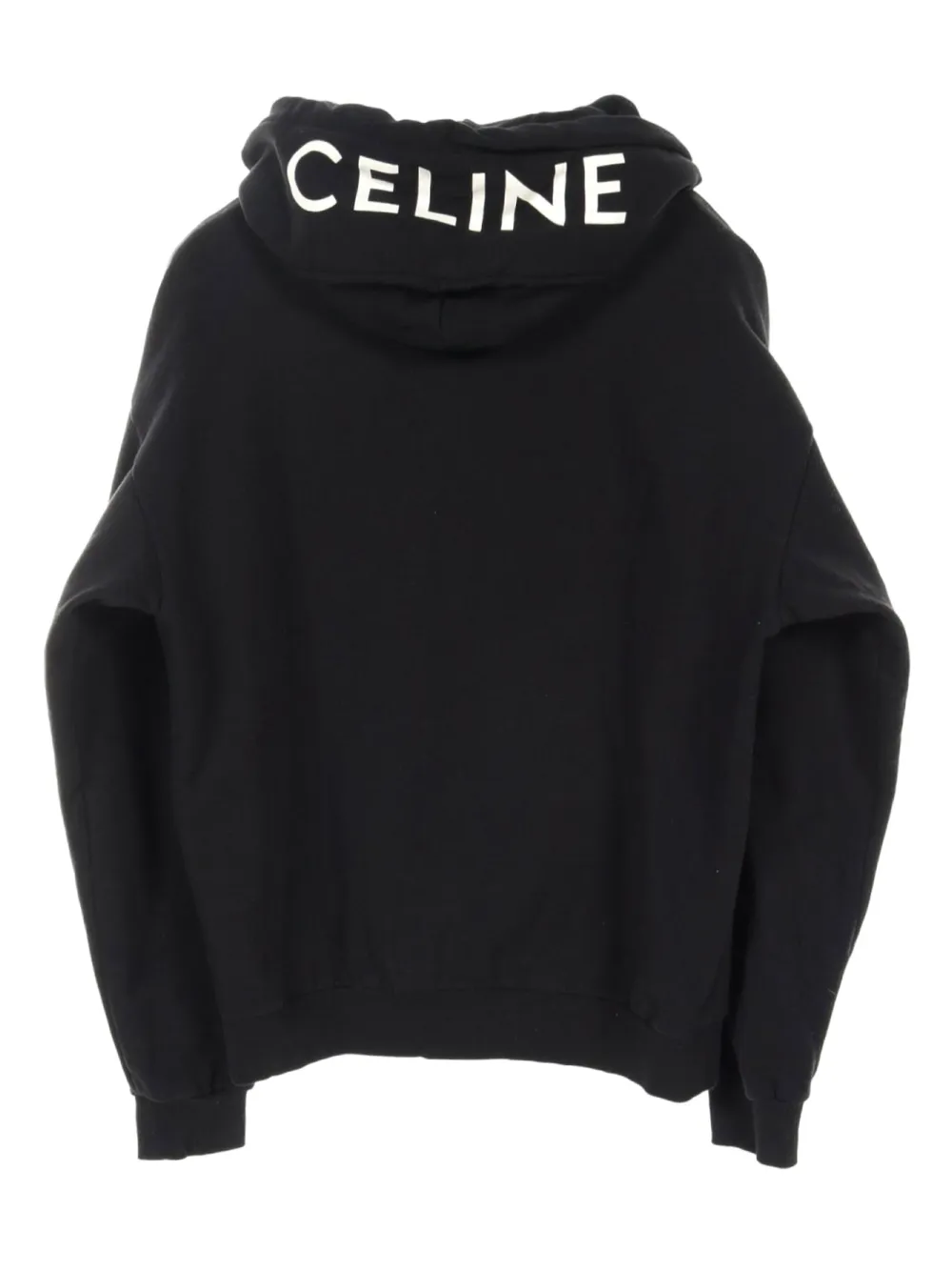 Céline Pre-Owned 2010 hoodie met logoprint - Zwart