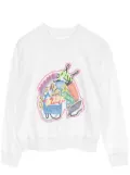 Hermès Pre-Owned 2010s Chevaloscope Embroidered sweatshirt - White