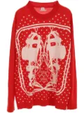 Hermès Pre-Owned 2010s Brides de Gala sweater - Red