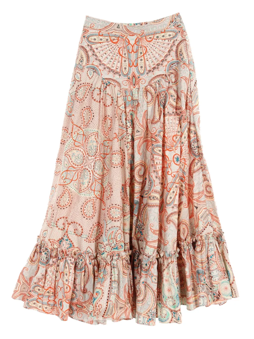 Etro Pre-Owned 2010s Blair midi skirt - Oranje