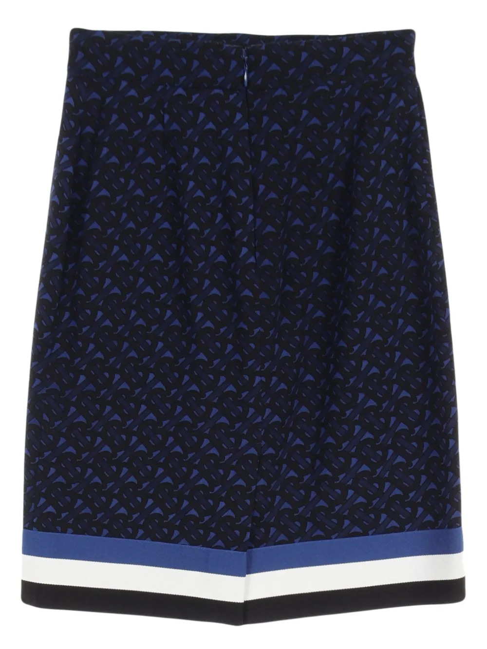 Burberry Pre-Owned 2010s wool-blend skirt - Blauw