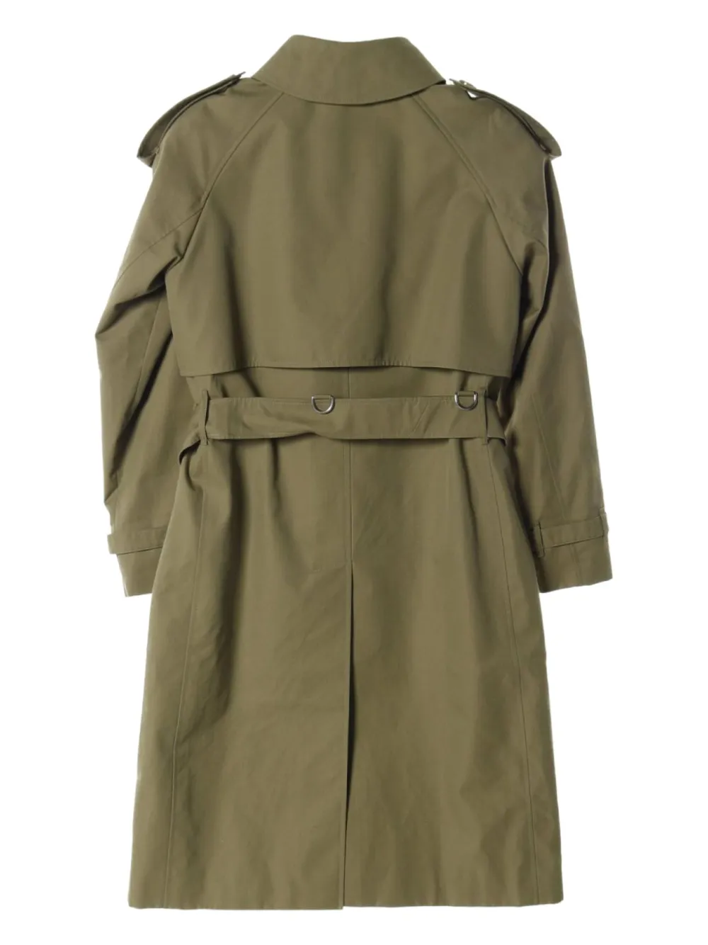 Burberry Pre-Owned 2010s katoenen trenchcoat - Groen