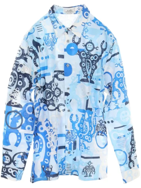 Hermès Pre-Owned 2010s Hello Mr. Farier shirt