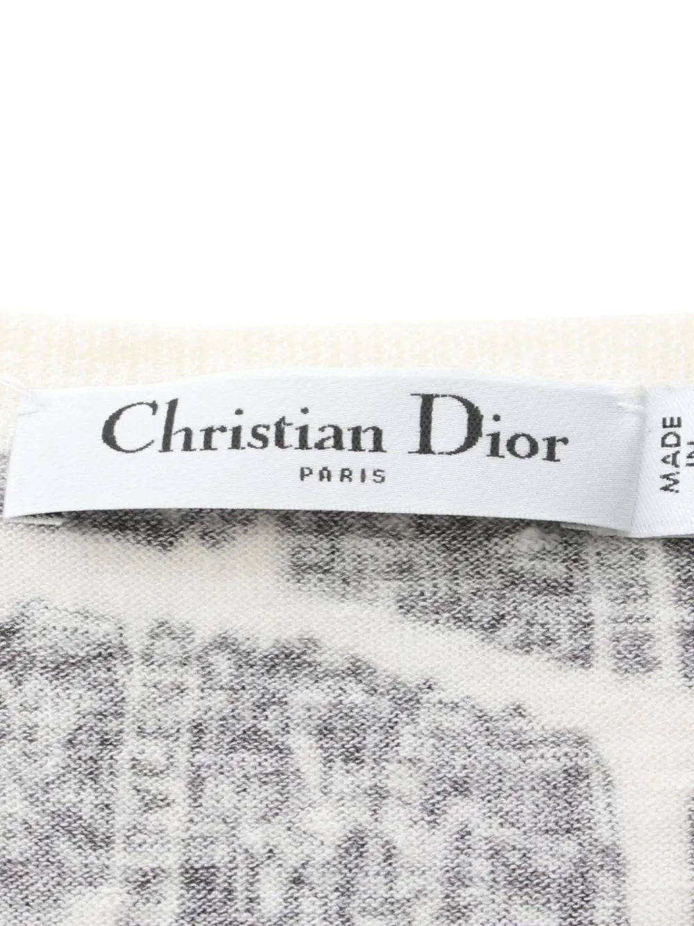 Christian Dior Pre-Owned 2010s all-over-print t-shirt - Wit