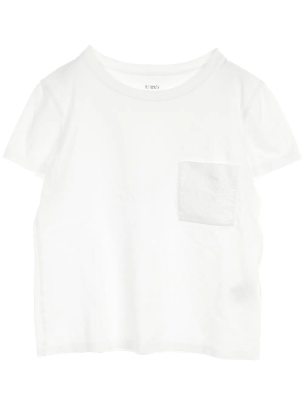 Hermès Pre-Owned 2010s エンブロイダリー Tシャツ - ホワイト Hermès Pre-Owned 2010s エンブロイダリー Tシャツ - ホワイト