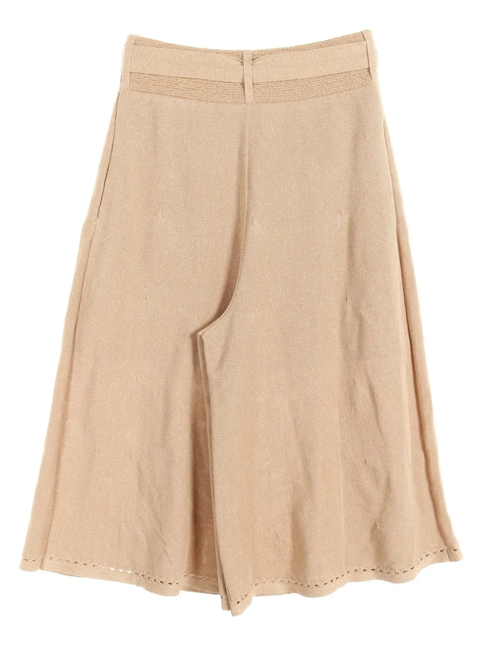 CHANEL Pre-Owned 1986-1988 cropped trousers - Beige