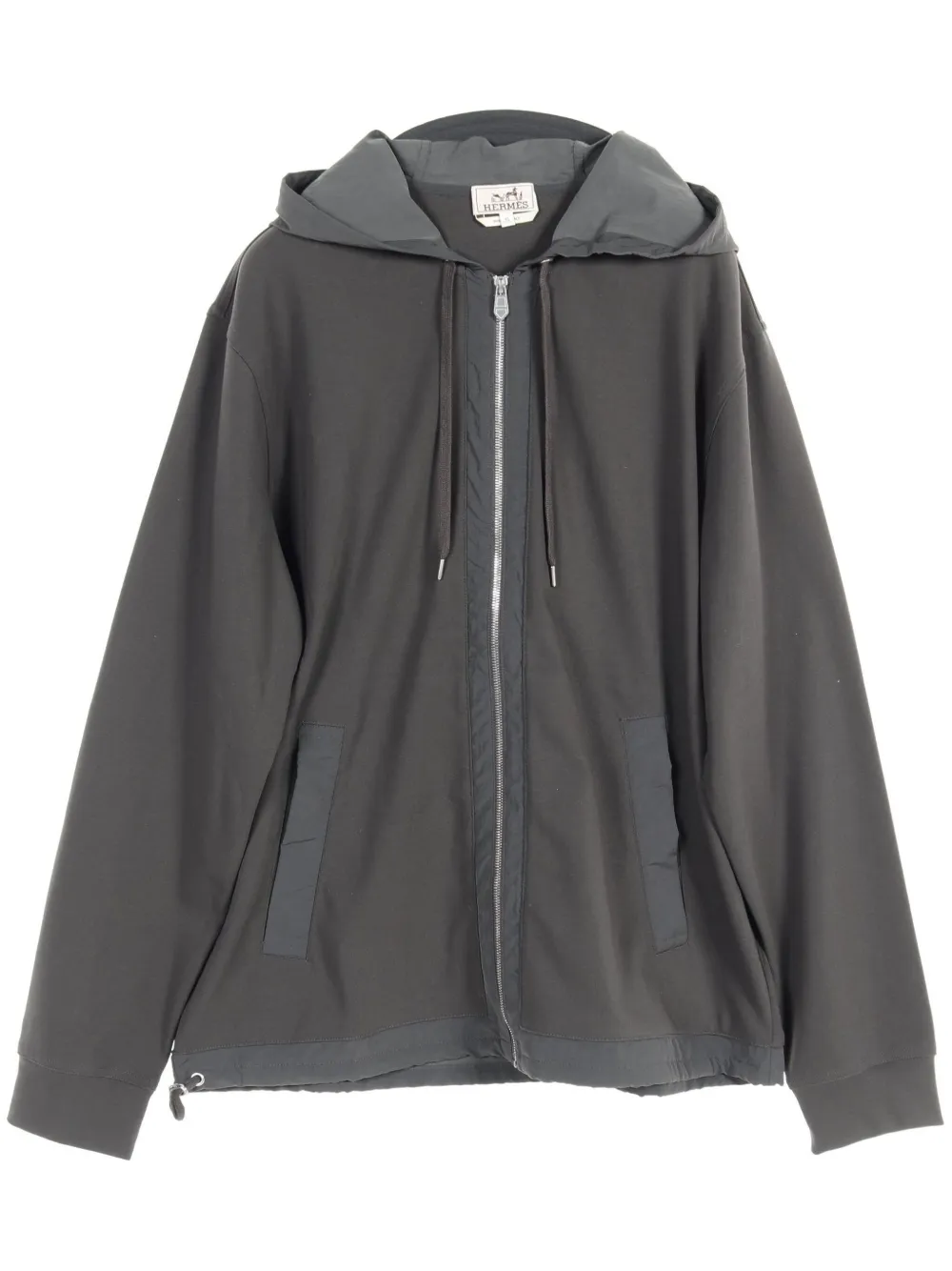 Hermès Pre-Owned 2010s zip-up hoodie | Grey | Image 1