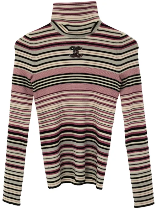 Pull à rayures (1986-1988) - CHANEL Pre-Owned - Modalova