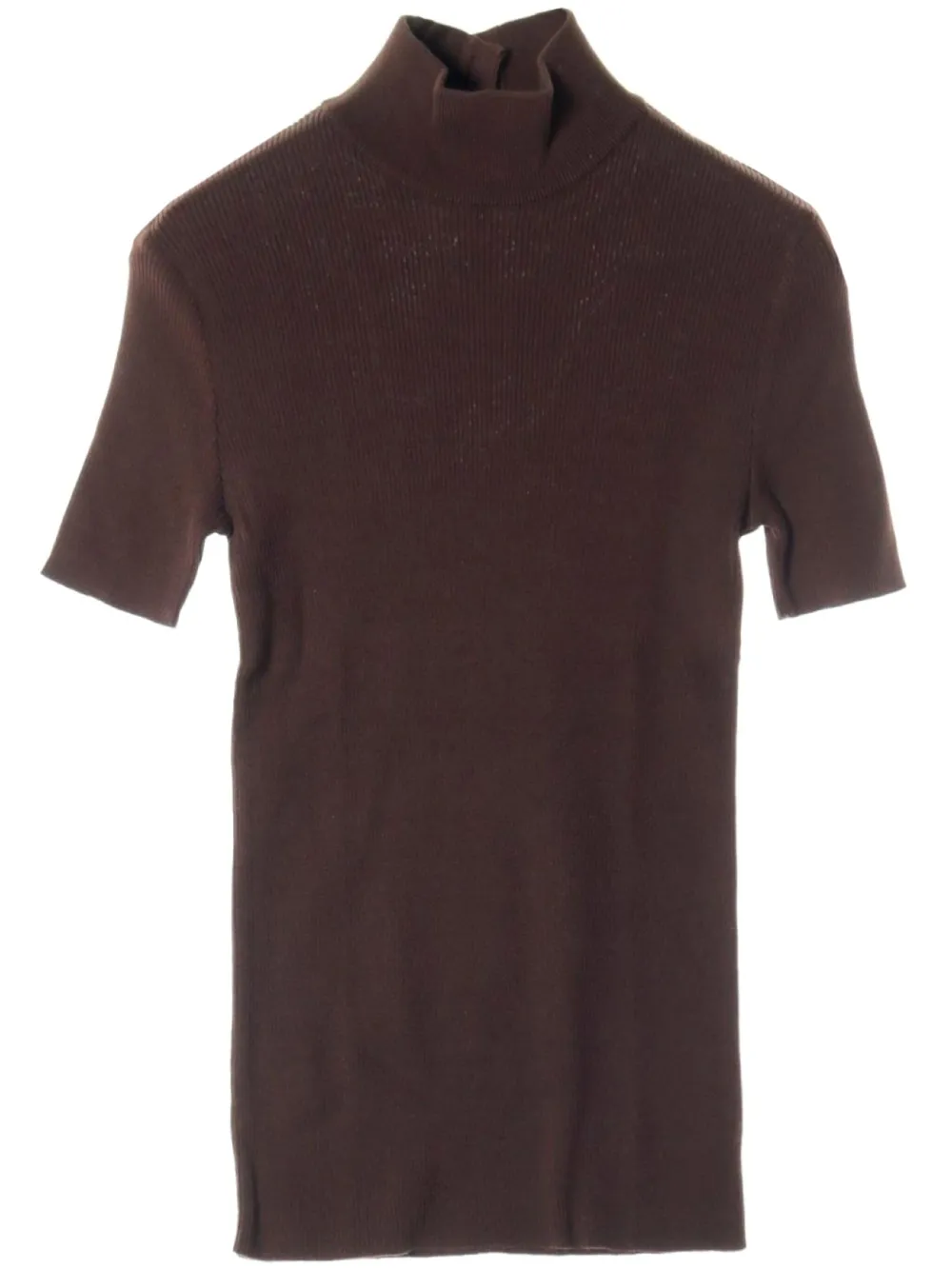 Pre-owned Chanel 1986-1988 Cotton Top In Brown