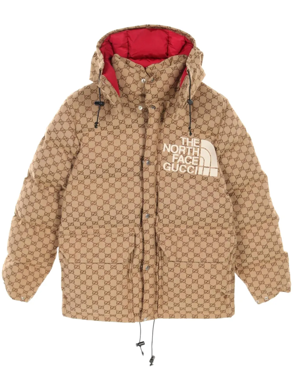 Gucci Pre-Owned x The North Face 2010s GGキャンバス ジャケット - ニュートラル Gucci Pre-Owned x The North Face 2010s GGキャンバス ジャケット - ニュートラル