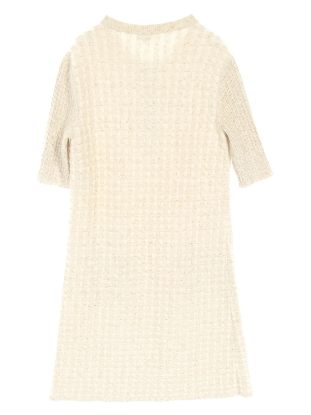 CHANEL Pre-Owned 1986-1988 tweed dress - Beige