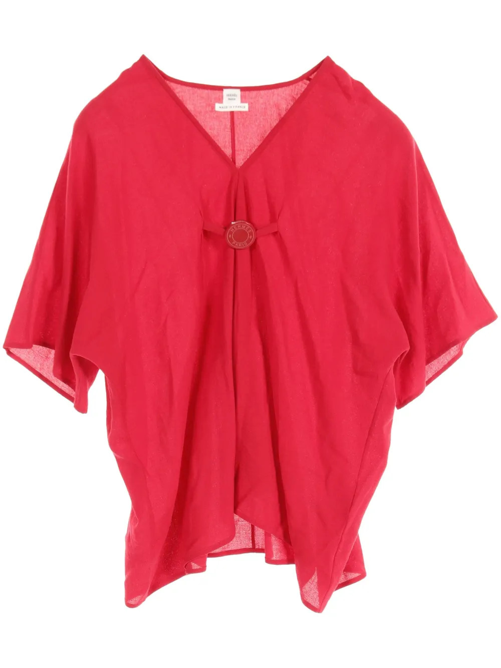 2010s button-embossed blouse