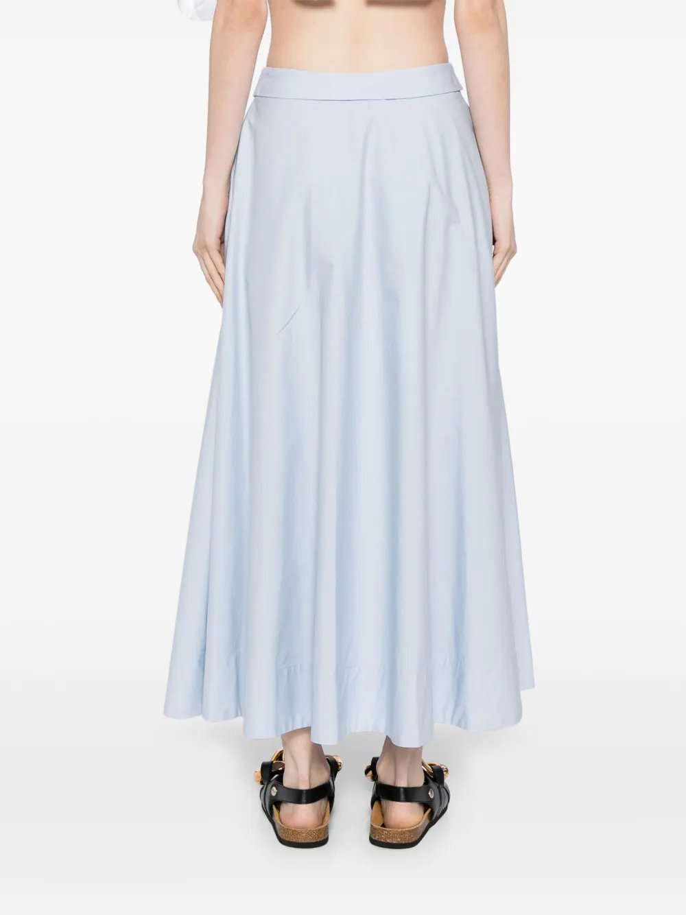 Shop Karl Lagerfeld Poplin Skirt