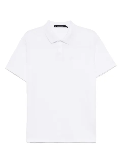 Karl Lagerfeld playera tipo polo Kameo Logo Pique