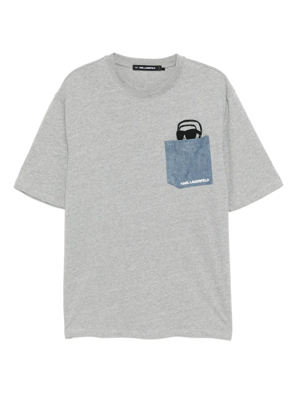 Karl Lagerfeld playera con logo estampado | gris | Image 1