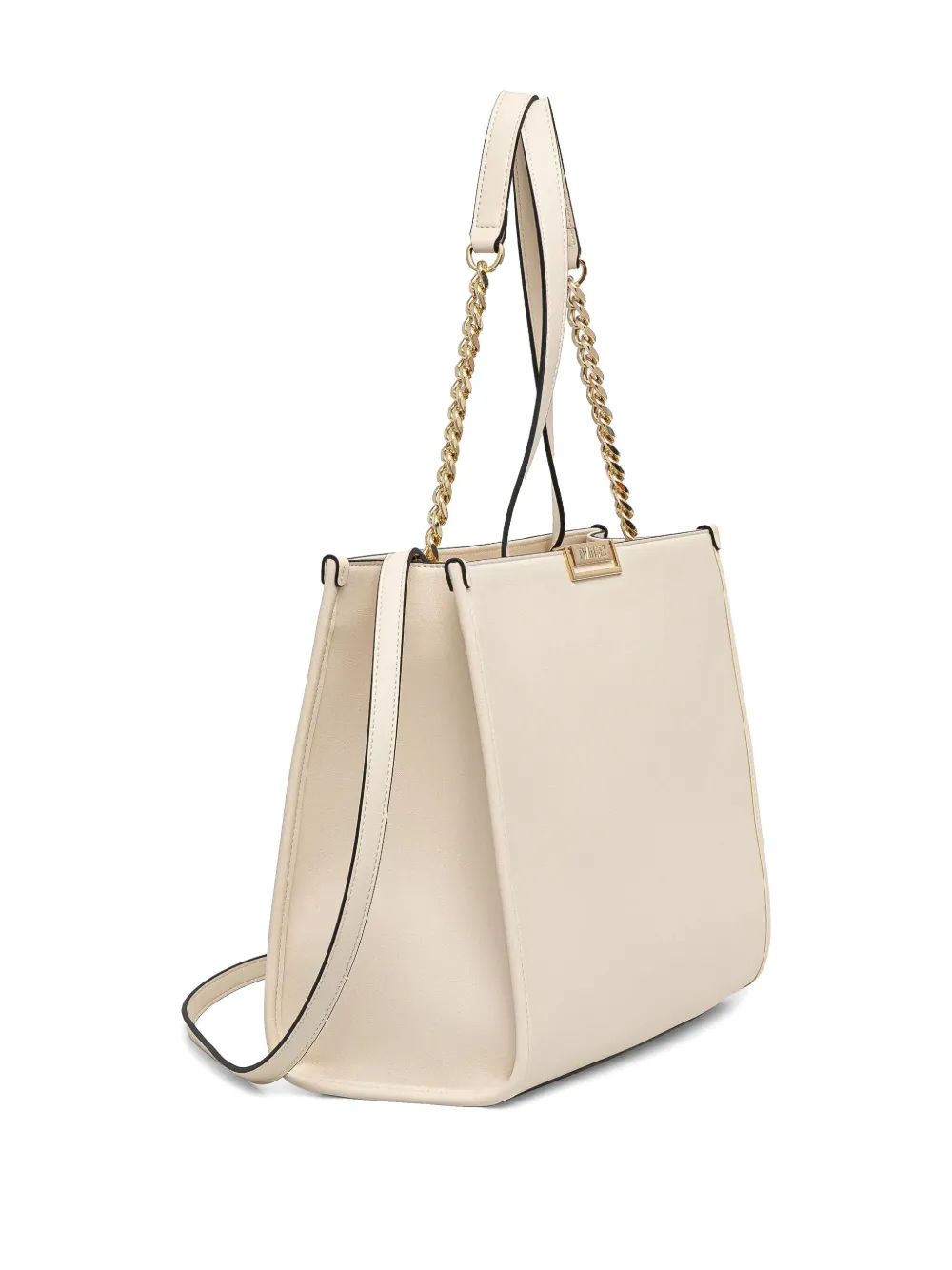 TWINSET Shopper met gegraveerd logo - Beige