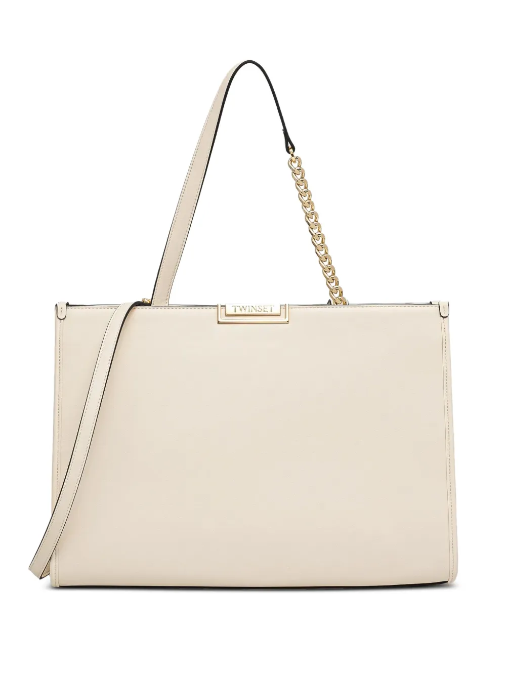 logo-engraved tote bag