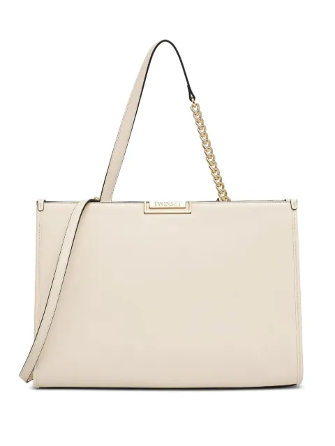 TWINSET tote con logo grabado