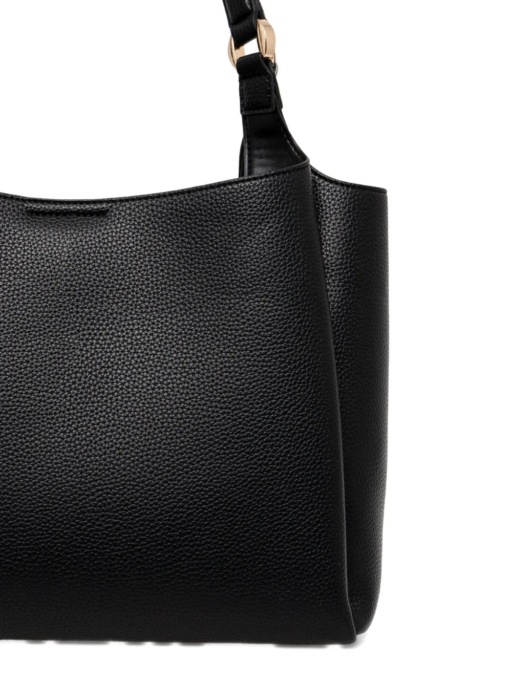 TWINSET Shopper met logo Zwart
