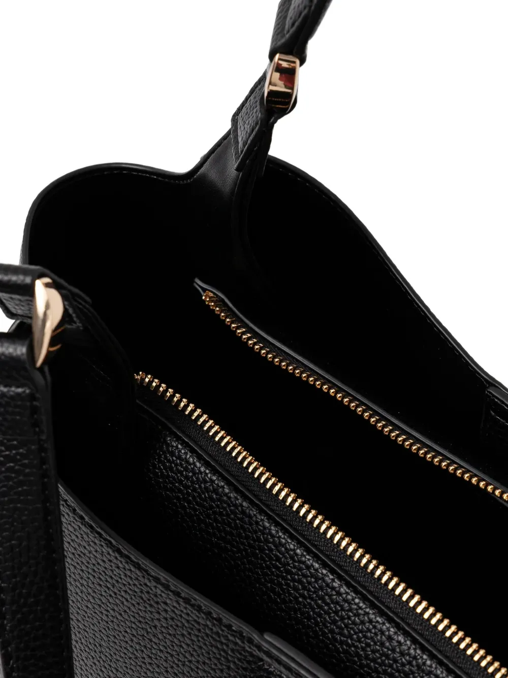 TWINSET Shopper met logo Zwart
