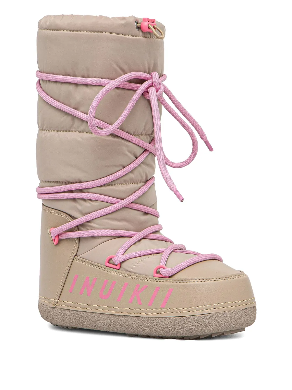 Inuikii logo snow boots - Beige