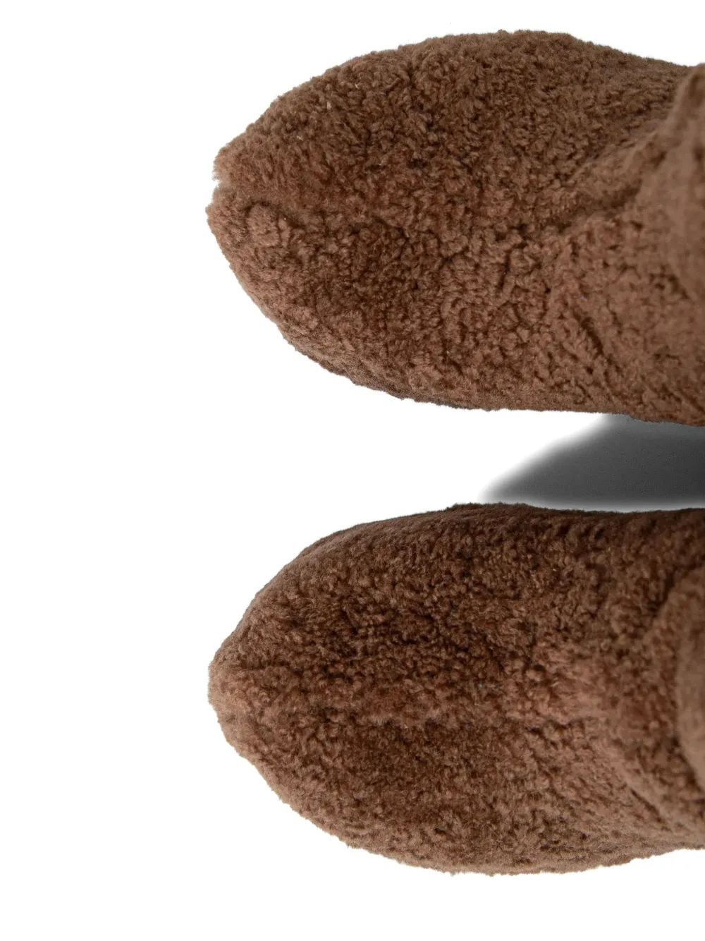Inuikii 100mm Shearling Boots In Brown