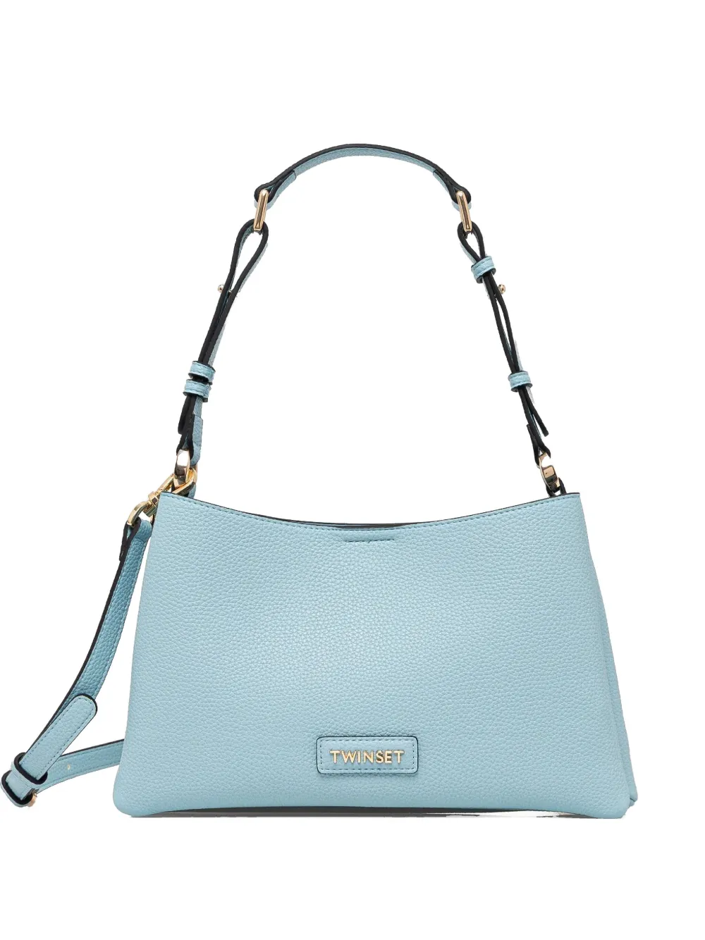 TWINSET logo patch shoulder bag - Blu