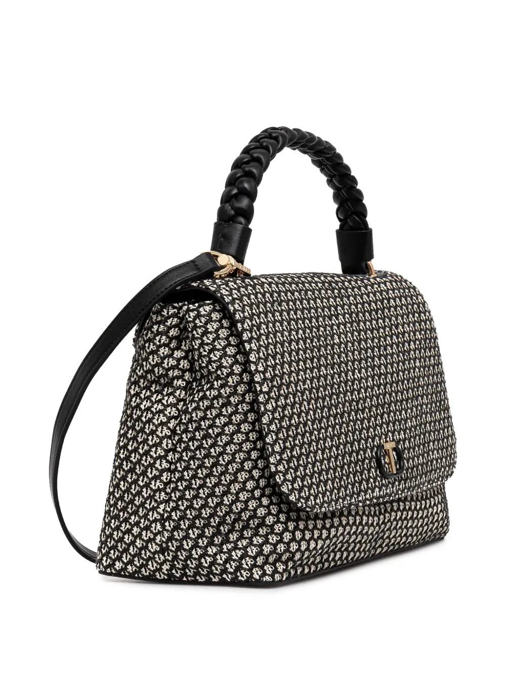 TWINSET MESH-EFFECT CANVAS BAG