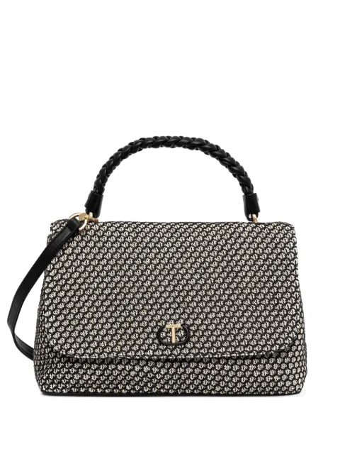 TWINSET mesh-effect canvas bag