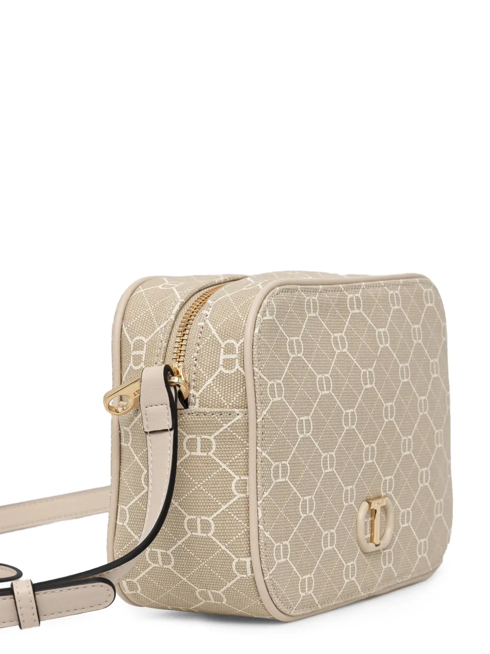 TWINSET jacquard-pattern cross body bag - Beige