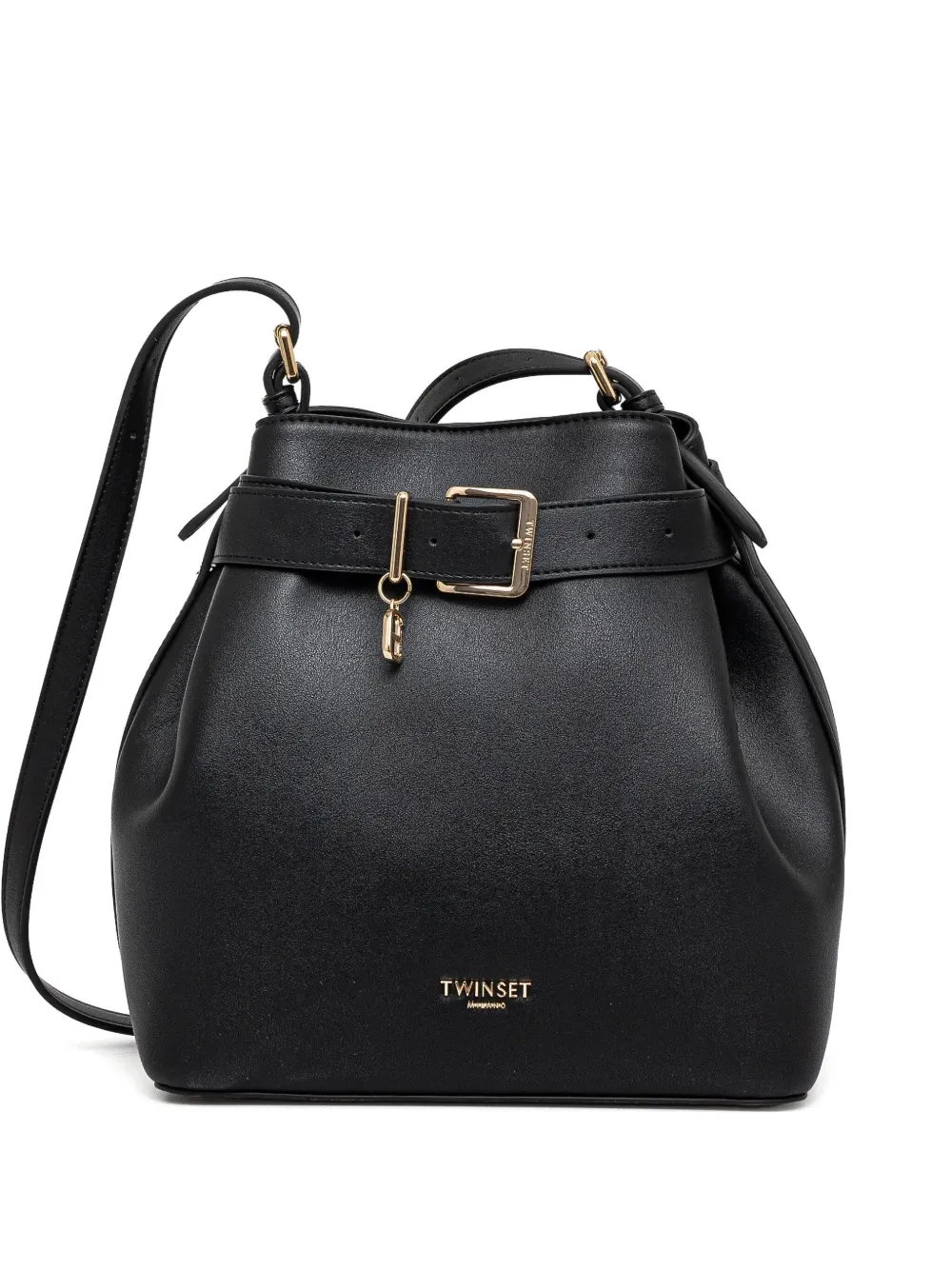 TWINSET ロゴ ショルダーバッグ - ブラック TWINSET ロゴ ショルダーバッグ - ブラック
