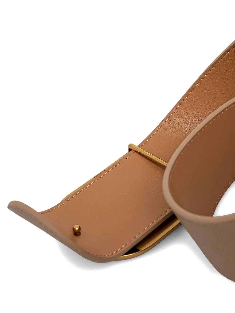 TWINSET Riem met logogesp Beige