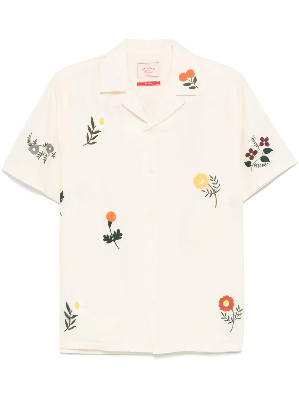 embroidery flowers shirt